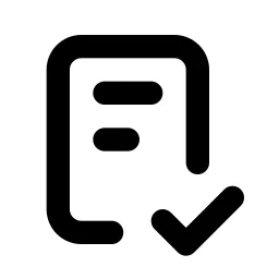 Checklist Line Icon