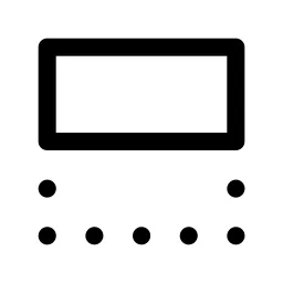 Align Top Box Icon
