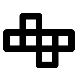 Cube Unfolded Line Icon