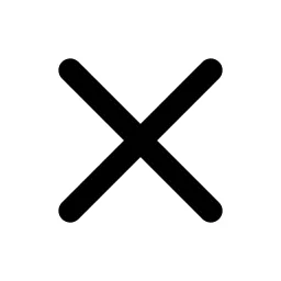 X Line Icon