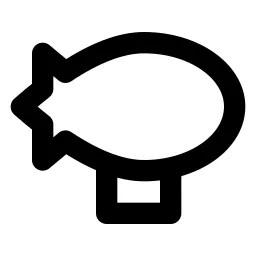 Zeppelin Line Icon