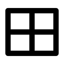 Layout Grid Line Icon