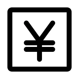 Yen Square Icon