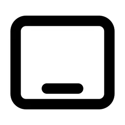 Device Ipad Horizontal Line Icon
