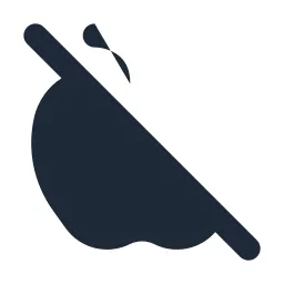 Apple Off Solid Icon