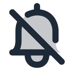 Bell Off Duotone Icon