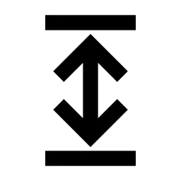 Expand Height Line Icon