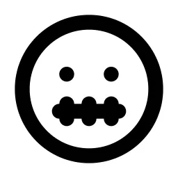 Mood Silence Line Icon