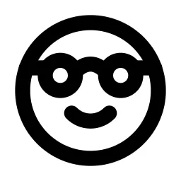 Mood Nerd Line Icon