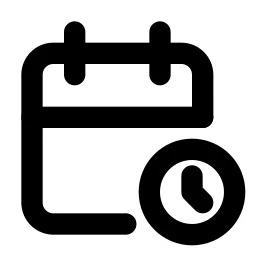 Calendar Time Line Icon