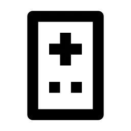 Remote Control 2 Line Icon