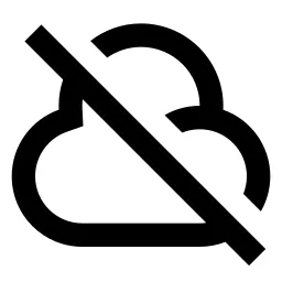 Cloud Off Line Icon