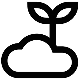 Plant Cloud Icon