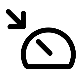 Meter Arrow Down Right Icon