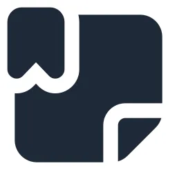 Note Bookmark Solid Icon