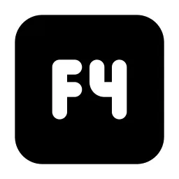 Square F4 Icon
