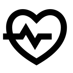 Heart Pulse Line Icon