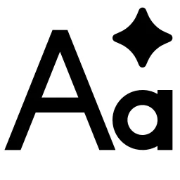 Font Size Ai Icon