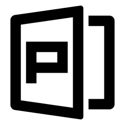 File Ppt 2 Line Icon