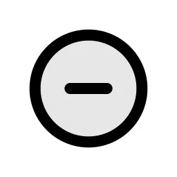 Circle Minus Duo Icon