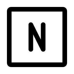 N Square Icon
