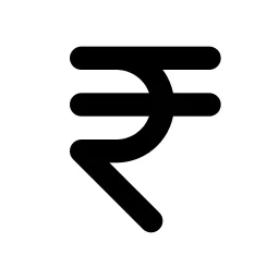 Currency Rupee Line Icon