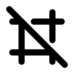 Frame Off Line Icon