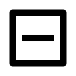 Checkbox Indeterminate Line Icon