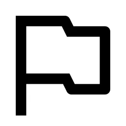Flag Line Icon