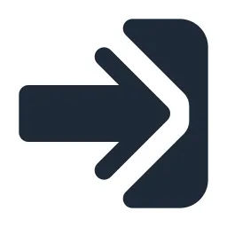 Arrow Double In Right Solid Icon