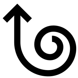 Spiral Arrow Up Icon