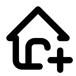 Home Plus Line Icon