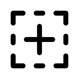Plus Square Dashed Icon