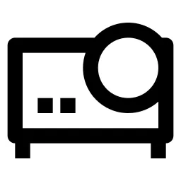 Projector 2 Line Icon