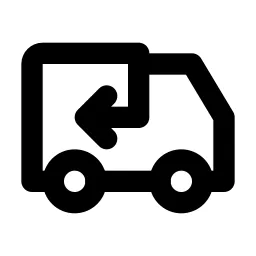 Truck Return Line Icon