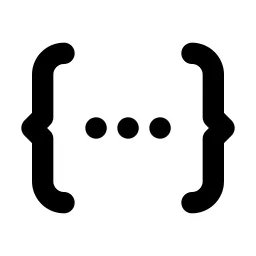 Code Dots Line Icon
