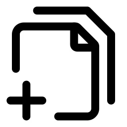 Multiple Pages Plus Icon