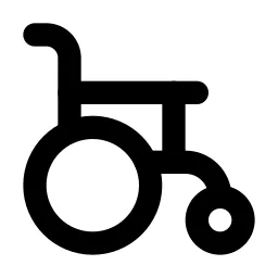 Wheelchair Line Icon