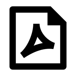 File Pdf 2 Line Icon