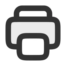 Printer Duotone Icon