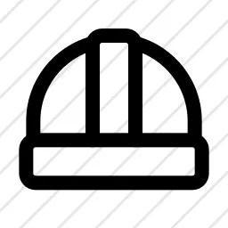 Construction Helmet Work Wip Icon