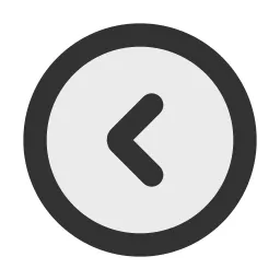 Chevron Left Circle Duotone Icon