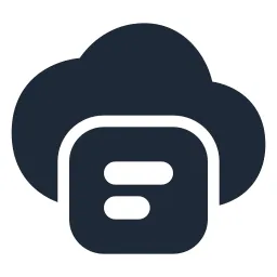 Cloud Printer Solid Icon