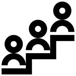 Users Stairs Icon