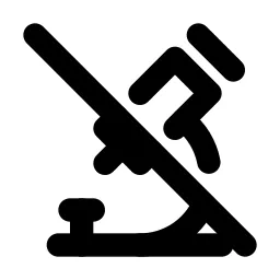 Microscope Off Line Icon