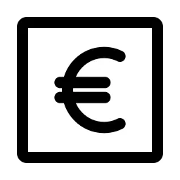 Euro Square Icon