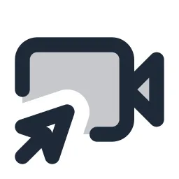 Video Cursor Duotone Icon