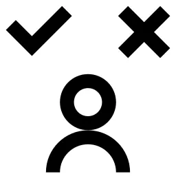 Forum Survey Checkmark Xmark Icon