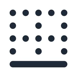 Border Bottom Line Icon