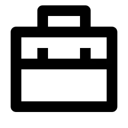 Briefcase 2 Line Icon